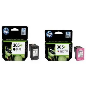 Hp Pack cartouche  305XL Noir + 305XL Couleu