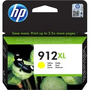 Hp Cartouche d'encre grande capacité d'origine 912XL Jaune (3YL83AE)
