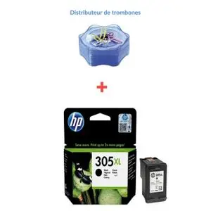 Hp cartouche 305XL Noir Double Capacitè Pour Deskjet 2710, 2720 ( Cadeau offert )