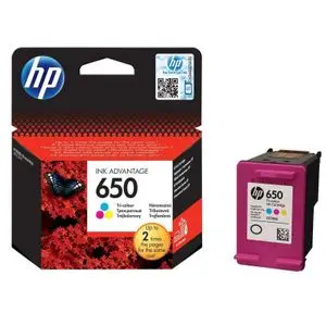 Hp Cartouche d'encre d'origine 650 trois couleurs (CZ102AE)