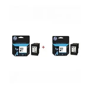 Hp Pack de 2 Cartouches 123 Black Authentiques