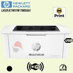 Hp Imprimante Laser Monochrome LaserJet M111w (7MD68A)