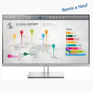 Hp Écran LED EliteDisplay E273q (27") 2560 x 1440 pixels Quad HD Noir  - Remis a Neuf -
