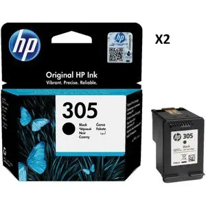 Hp Pack de 2 Cartouches D'encre 305 Noir