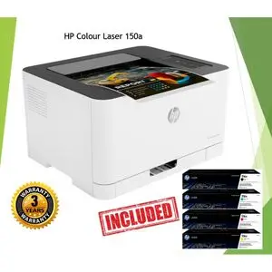 Hp Imprimante laser couleur (USB 2.0) 150a - 18 ppm (noir) et 4 ppm (couleur)