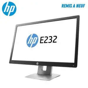 Hp Ecran EliteDisplay E232 23 pouces 1920 x 1080 pixels Full HD- Remis à Neuf