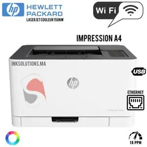 Hp Imprimante Laser Couleur 150nw (4ZB95A)