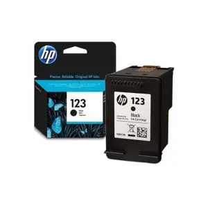 Hp Cartouche  123 noir Original ( Stylo fixe Gratuit )