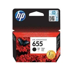 Hp 655 Noir - Cartouche d'encre d'origine (CZ109AE)