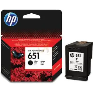 Hp 651 Noir - Cartouche d'encre d'origine (C2P10AE)