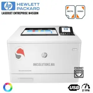 Hp Imprimante Laser Couleur LaserJet Enterprise M455dn (3PZ95A)