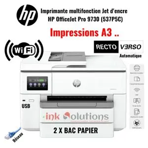 Hp Imprimante multifonction A3 OfficeJet Pro 9730 (537P5C)