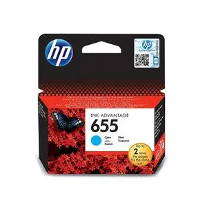 Hp 655 Cyan - Cartouche d'encre d'origine (CZ110AE)