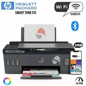 Hp Imprimante multifonction à réservoirs rechargeables Smart Tank 515 (1TJ09A)