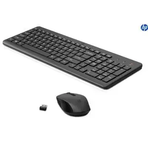 Hp 330 Combo clavier et souris Slim sans fil wireless 1600 DPI confortable élégant 12 raccourcis-(2V9E6AA)