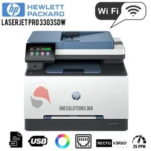 Hp Imprimante Multifonction Laser Couleur LaserJet Pro 3303sdw (499M6A)