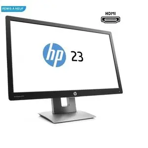 Hp Ecran PC 23 Pouces Port (HDMI+VGA +DisplayPort) -REMIS à NEUF-