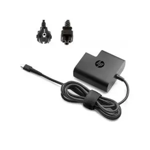 Hp Chargeur Type C 65W Original Avec Câble d'alimentation