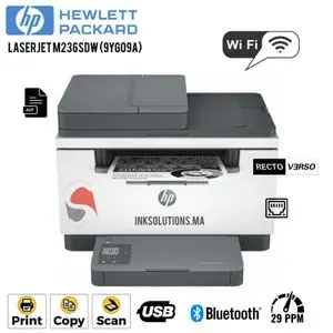 Hp Imprimante Multifonction Laser Monochrome LaserJet M236sdw (9YG09A)
