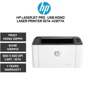 Hp Imprimante Laser 107a monochrome ( USB 2.0 ) - 20 ppm