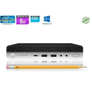 Hp ProDesk 600 G3 PC mini Core i5-6500T 8GB 500GB - Remis a neuf
