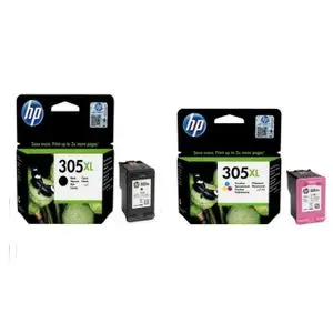 Hp Pack cartouche 305XL Noir + 305XL Couleur Double Capacitè