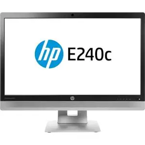 Hp EliteDisplay E240c , Écran 23.8" Full HD - Webcam Intégrée - haut-parleurs - HDMI / DisplayPort / USB