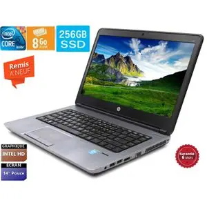 Hp Probook 640 G1 Core i5 4eme génération SSD256Go 8GB RAM 14" remis a neuf