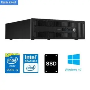 Hp 600 G1 SFF - CORE I5 - 4590 ( 3.3 Ghz ) 8GB / 256GB SSD / Remis à neuf