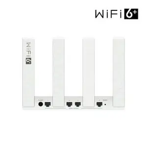 Huawei AX3-3000 Mbps/Dual Band WiFi Router, Dual-Core Wi-FI 6+, WiFi Speed up to 2402Mbps/5GHz+574Mbps/2.4GHz, 1 Gigabit WAN Port, 3 Gigabit LAN Ports, Parental Control, Guest Wi-FI