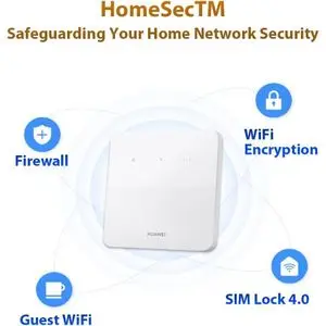 Huawei modem ROUTER B320-323 4G CPE 5S WIFI prend en charge 32 appareils, Nano SIM NOUVEAU, Port LAN WAN, Couverture supplémentaire du Signal de Station