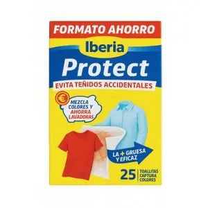 Iberia Lingettes pour capture de couleurs, 1 paquet de 20 unités (IBERIA LINGETTE COLORE 20PCS)