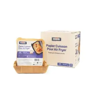 Igor 20 Papier Cuisson Pour Air Fryer Carre 17X17Cm