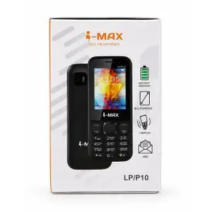Imax Téléphone Portable i-MAX LP/P10 – Batterie 2500 mAh – Grand Écran – Double SIM – Noir