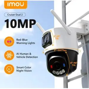 imou Caméra Wifi 10MP double objectif 360° color étanche (Dual Lens)