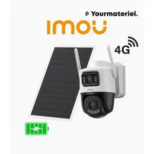 imou Camera Solaire Double Caméra IP extérieure  IPC-SA70F-10M0T2-EU/FSP008 AOV10 MP / 4G Solaire