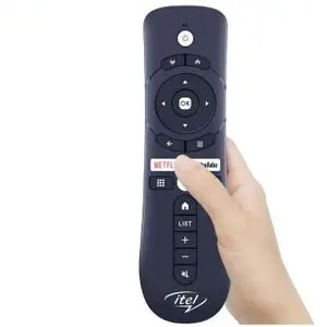 Itel Télécommande vocale Bluetooth adaptée pour TV 4K UHD Android HDTV