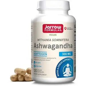 Jarrow Formulas Ashwagandha, 300 mg, 120 capsules végétariennes