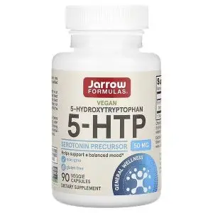 Jarrow Formulas 5-HTP ,50 mg, 90 Veg Cap  ( troubles neurologiques)