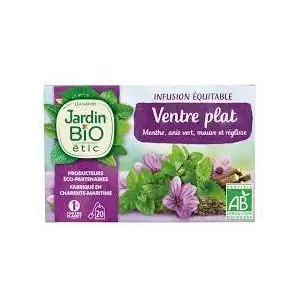 JARDIN BIO Infusion bio ventre plat Boite de 30g