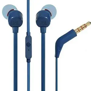 JBL Tune 110 Écouteurs intra-auriculaires filaires avec micro Blue