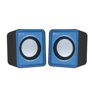 Kisonli V310 – Mini Haut-Parleurs Stéréo 2.0 USB pour PC, Laptop et Bureau – Son Clair et Design Compact