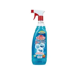 Kiriko NETTOYANT VITRES bleu ou blanc MULTIUSAGES 2 EN 1 ( 1L )