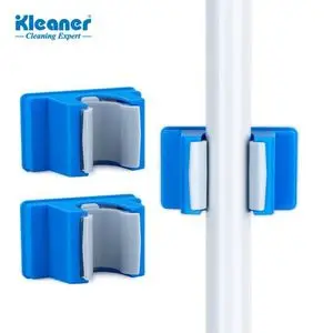 Kleaner Porte-balai Mural, Adhésif Mop Support 2pcs