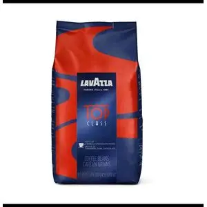 Lavazza Café en Grains Top Class 1Kg – Arôme Intense, Saveur Italienne Premium &amp; Crème Onctueuse