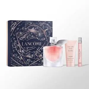 Lancom Coffret La Vie Est Belle Eau de Parfum Femme 50ml plus 10ml plus Lait Hydratant 50ml Original