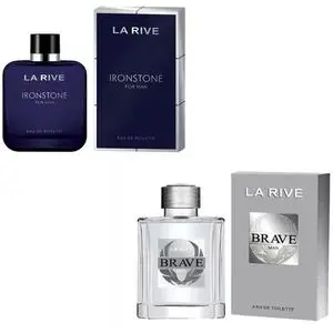 La Rive Duo Parfums Ironstone 100ml et Brave Man - 100ml