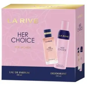 La Rive Coffret Her choice pour femme  Eau de parfum 100  ml  Déodorant 150 ml