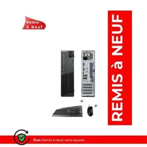 Lenovo ThinkCentre M92p Core i5-3550 @ 3,30Ghz - RAM 4Go - HDD 500Go (Remis a Neuf)