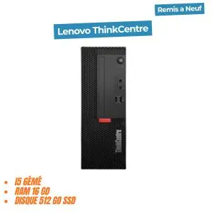 Lenovo ThinkCentre M710e Intel® Core™ i5-6éme Ram 16 Go DDR4 512 Go SFF